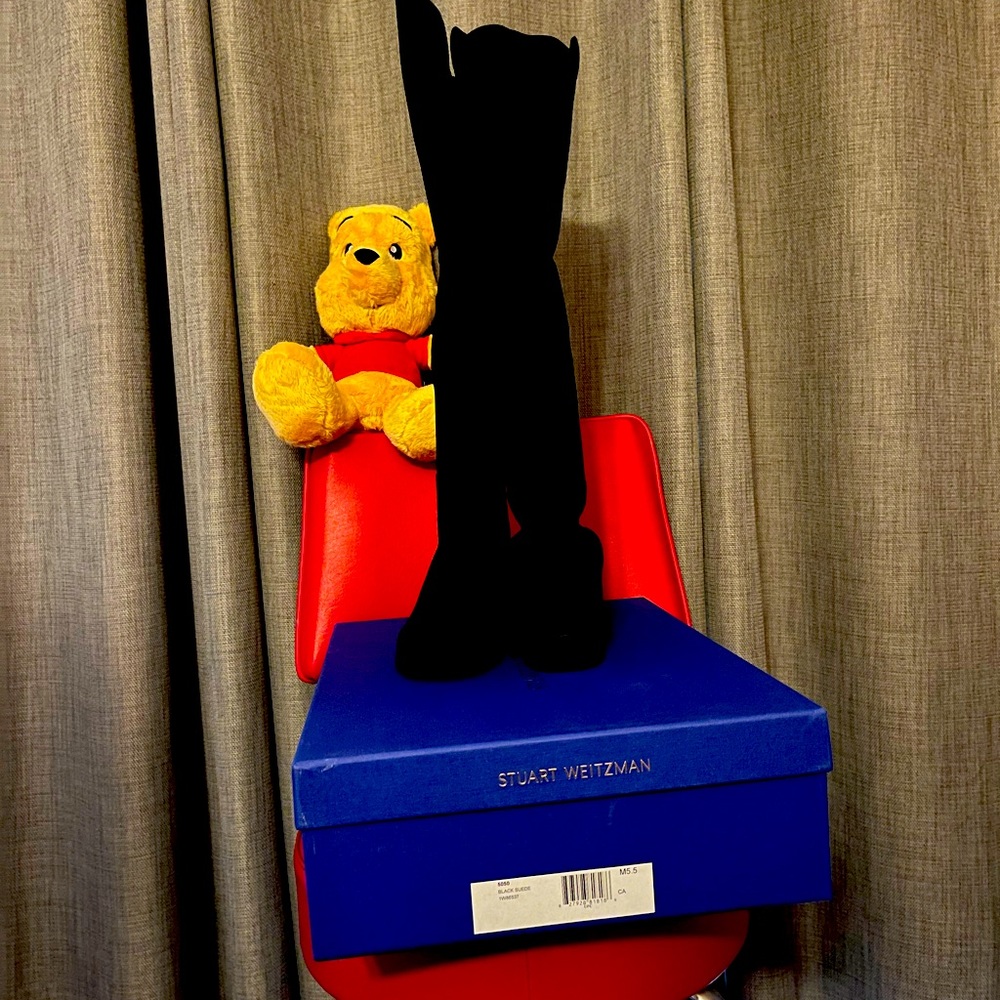 Brand new Stuart Weitzman 5050 suede boots